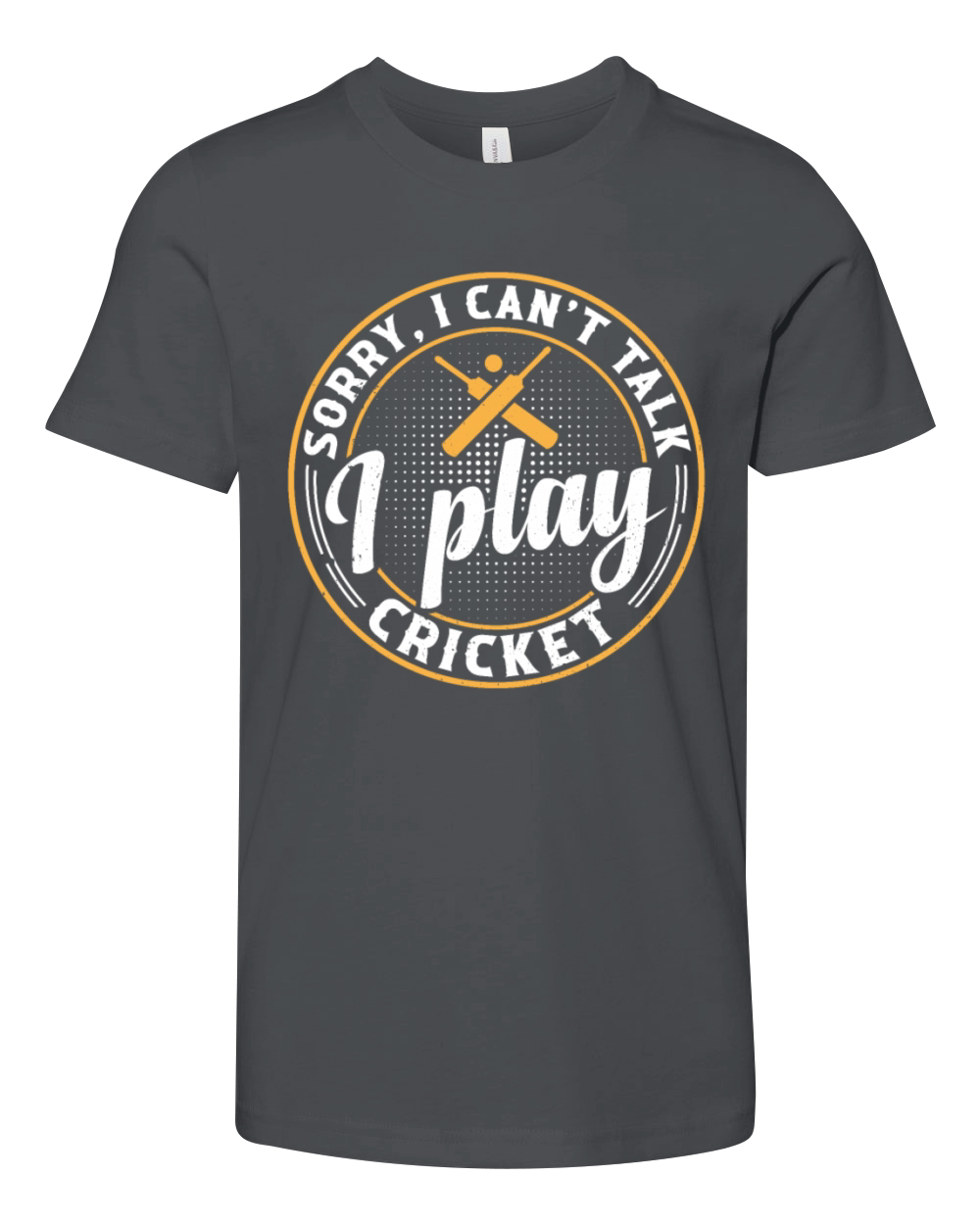 Cricketing Cricket Sport - Sorry I Cant Talk I Pl Youth Unisex Jersey Tee