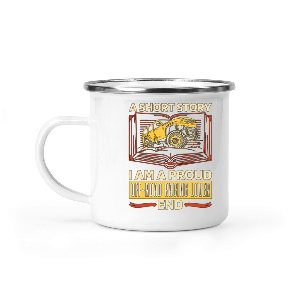Off-Road Racing Lover A Short Story Off-Road Racer Camping Mug