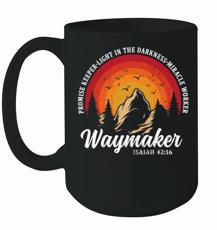 Waymaker Promise Keeper Miracle Worker Ceramic Mug