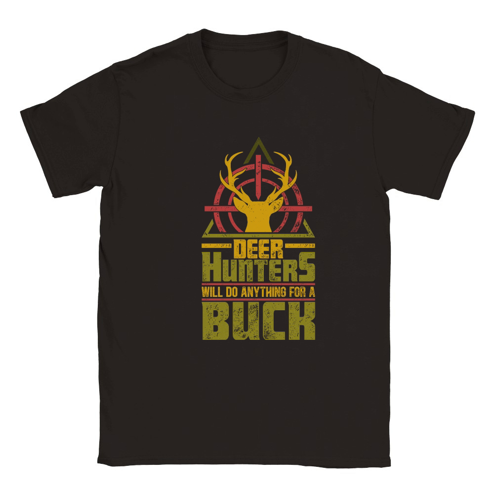 Vintage Deer Hunting Will do anythung for a Buch Classic Kids Crewneck T-shirt