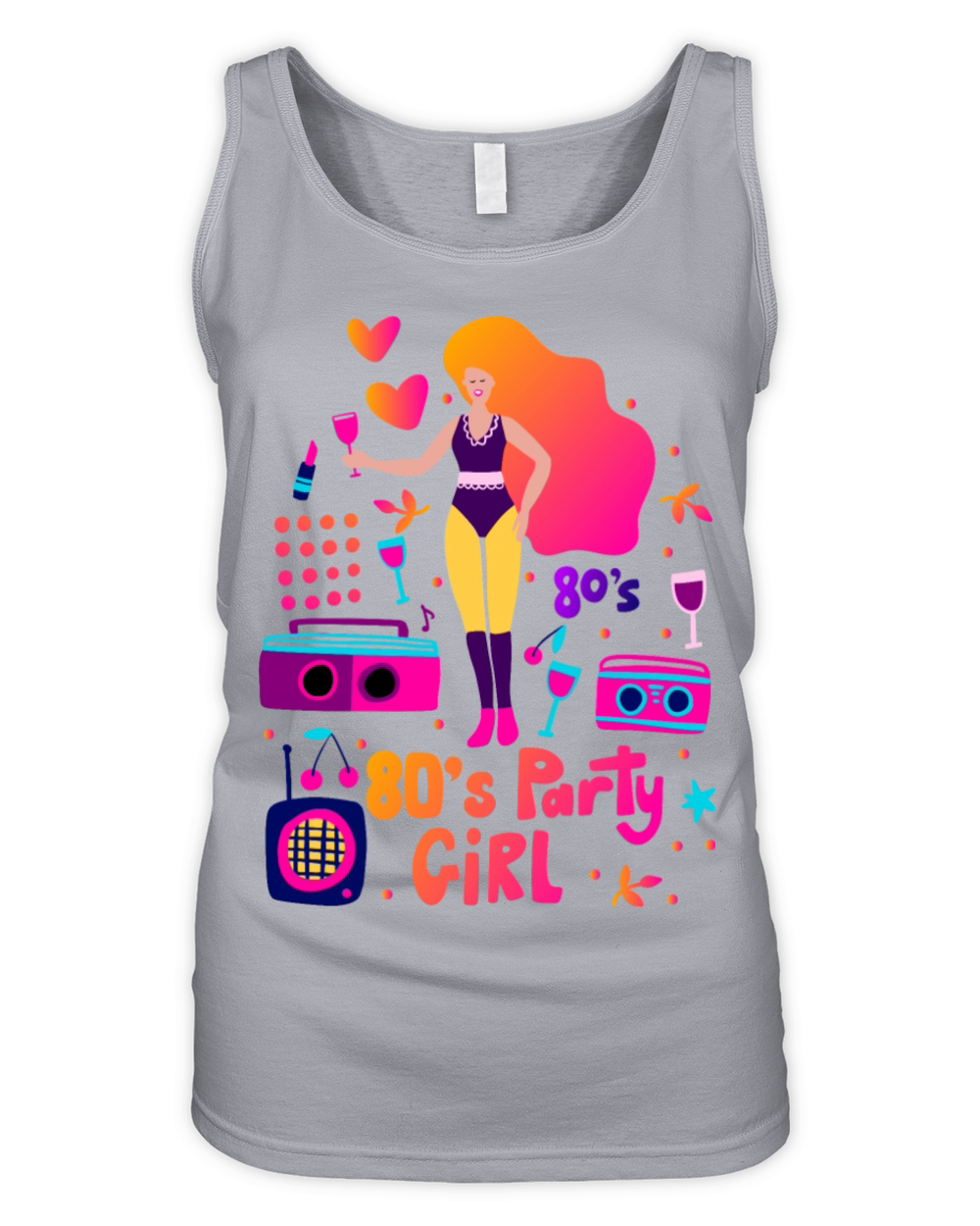 80s Party Girls Organic Women's Tank Top