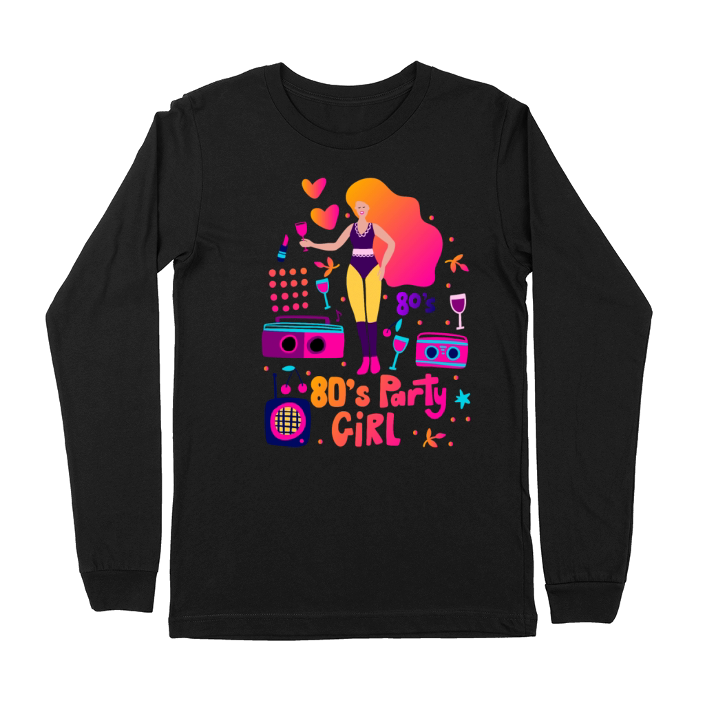 80s Party Girls Premium Long Sleeve