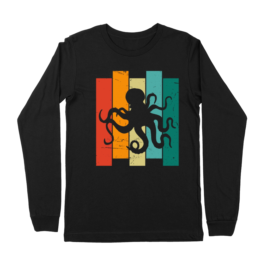 Retro Octopus Premium Long Sleeve