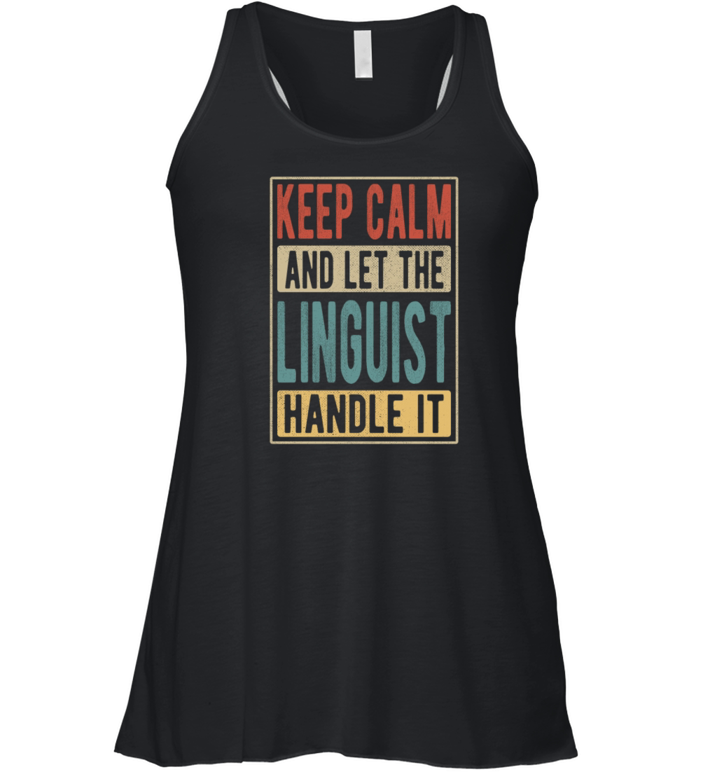 Linguist Retro Gift Women's Flowy Tank Top