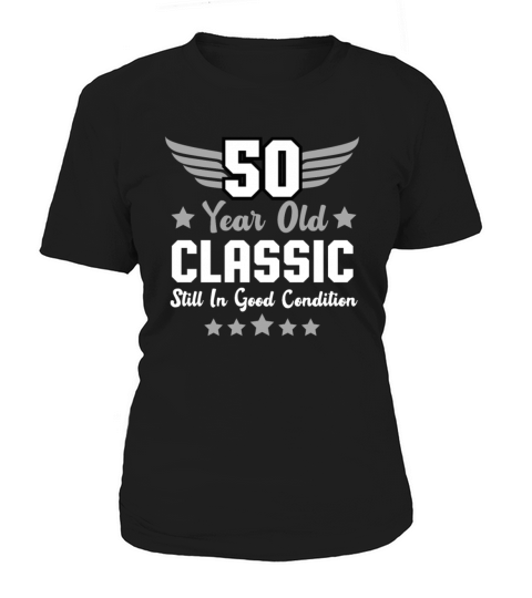 50th Birthday Fun Old Men Classic Retro Women's T-Shirt