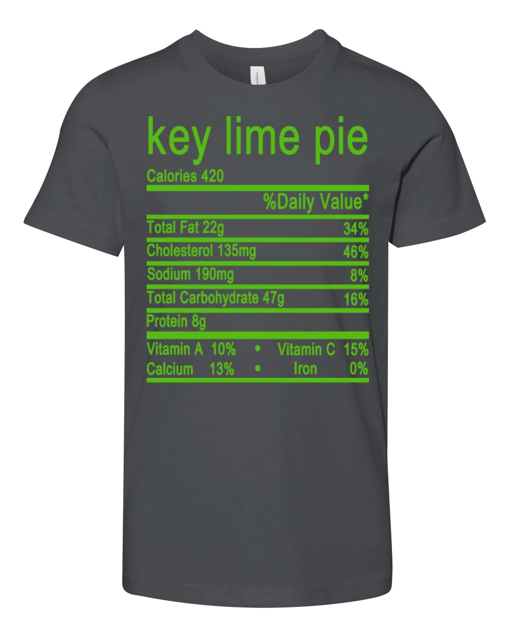 key lime pie Youth Unisex Jersey Tee