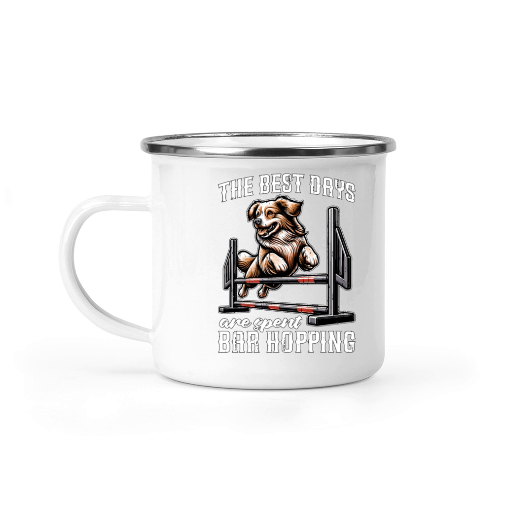 Dog Agility Training The Best Days Are Dog Sport Camping Mug