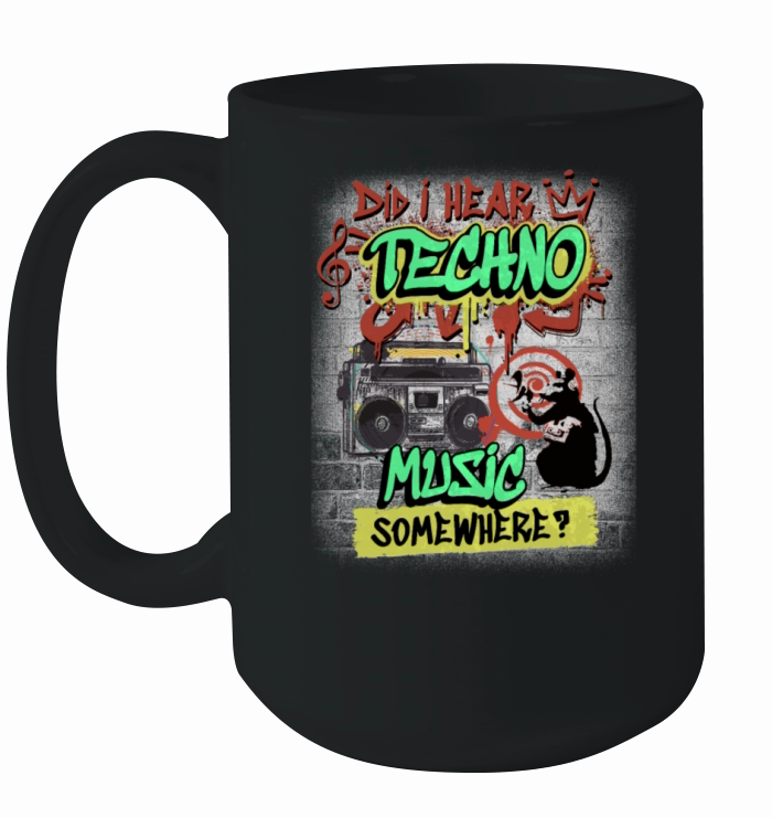 Hardcore Rave Music Raver 90s EDM House DJ Rave Ceramic Mug