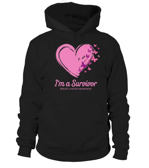 Peace Love Cure Pink Ribbon Family Breast Cancer Hoodie Unisex