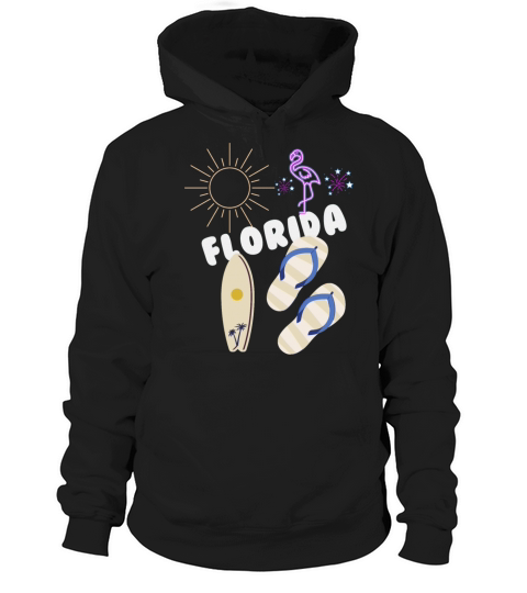 vintage florida retro Hoodie Unisex