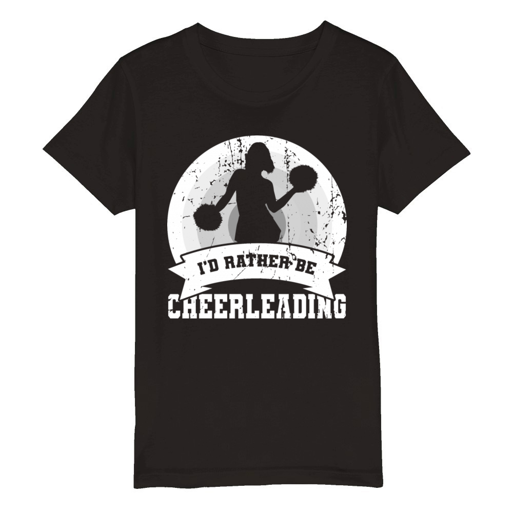 Funny Cheerleader Quote Organic Kids Crewneck T-shirt
