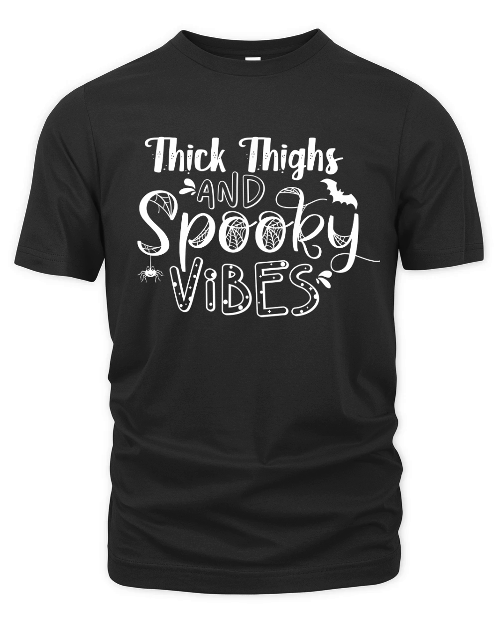 Thick Thighs And Spooky Vibes Organic Unisex T-shirt