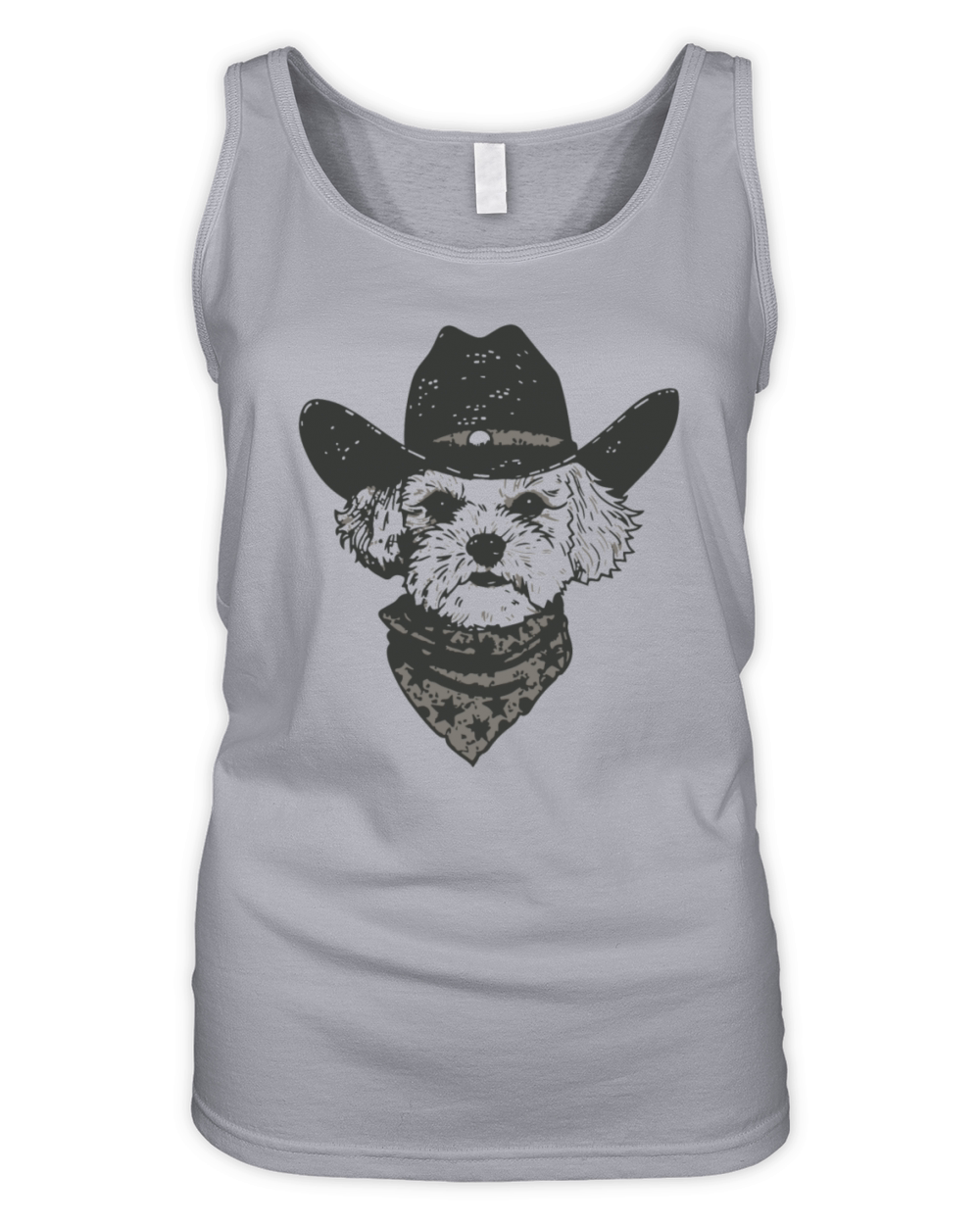 Maltipoo Cowboy Dog Maltese Western gifts Organic Women's Tank Top