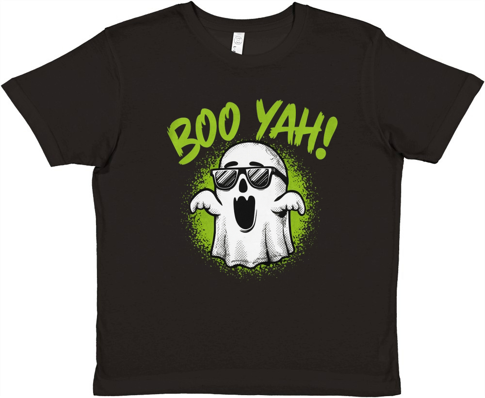 Boo Yah Halloween Premium Kids Crewneck T-shirt