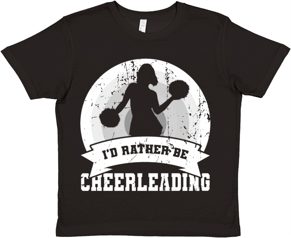 Funny Cheerleader Quote Premium Kids Crewneck T-shirt