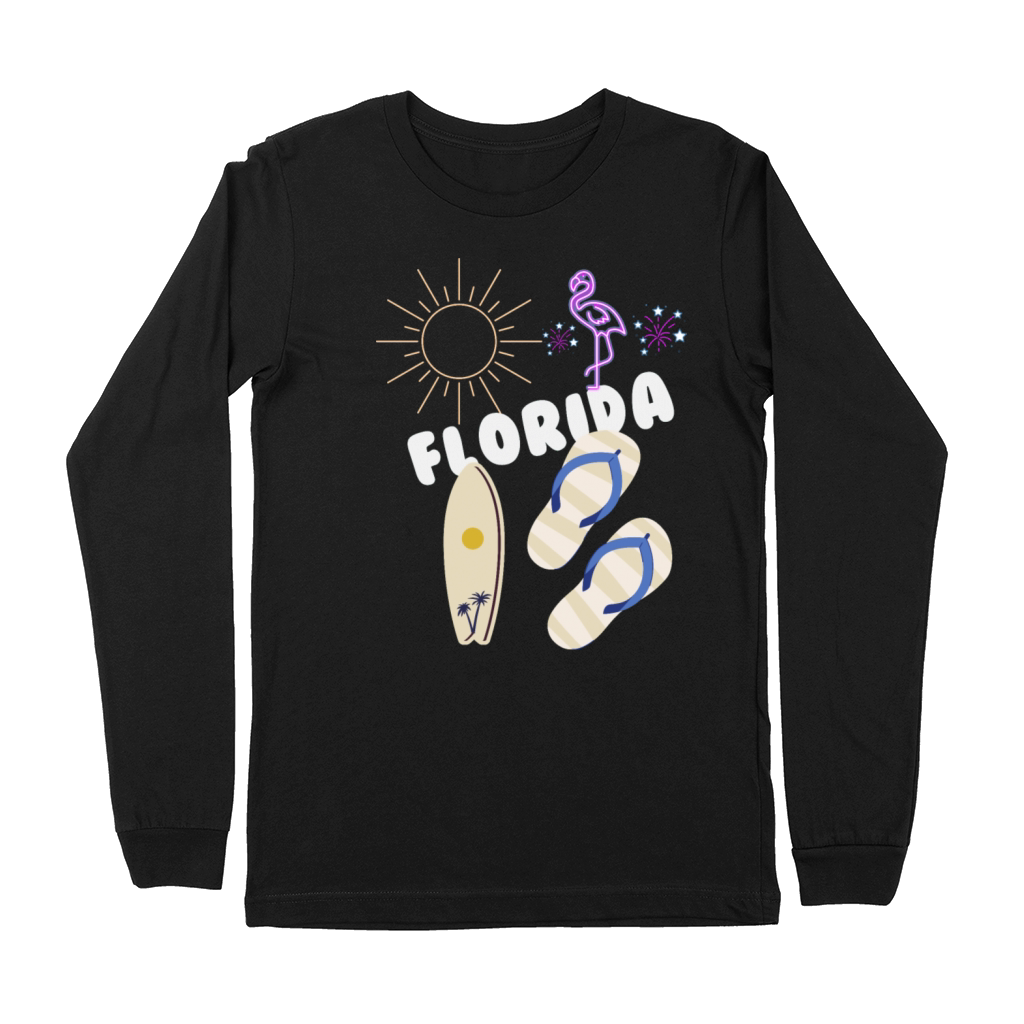 vintage florida retro Premium Long Sleeve