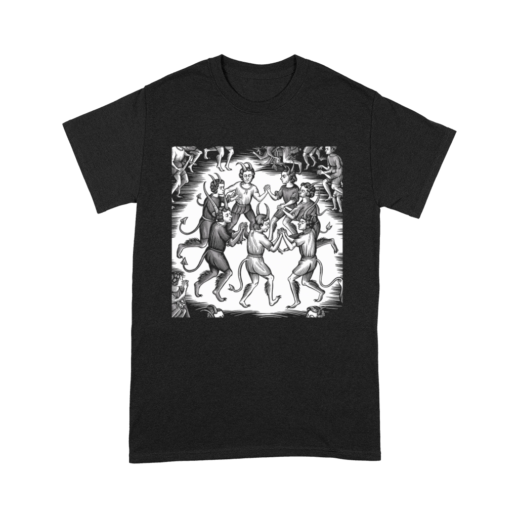 Dance with the Devil Dark and Mysterious Design Premium T-shirt