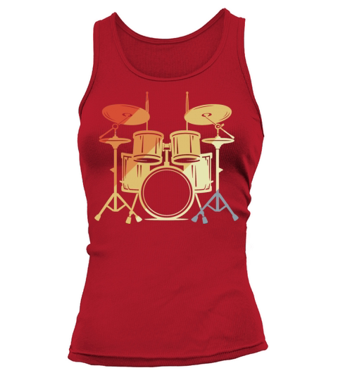 Drum Set Vintage Look Tank top Woman