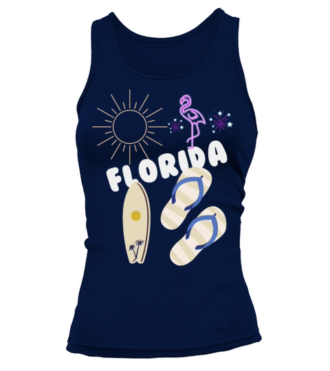 vintage florida retro Tank top Woman