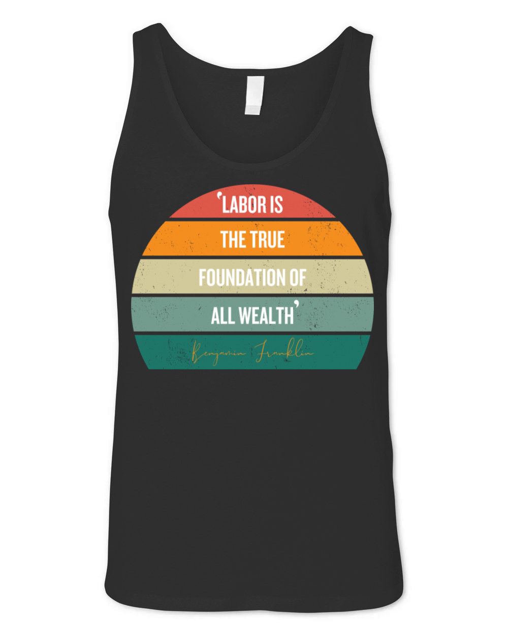 Labor Day Vibes Design T-Shirt for Men and Women Unisex Jersey Tank