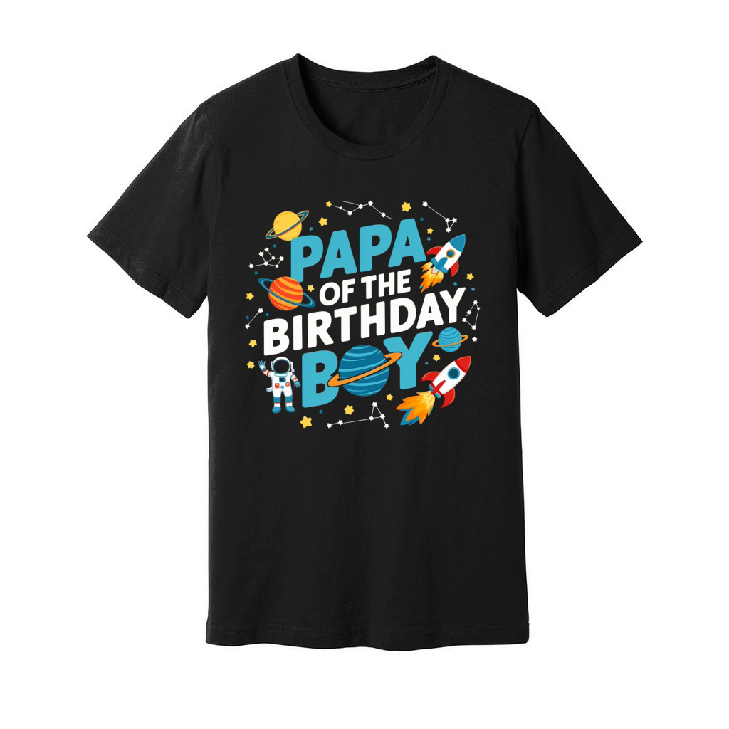 Papa of the birthday boy Unisex Jersey Tee