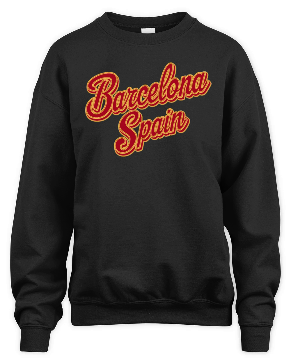 Barcelona Spain Souvenir Retro Vintage Style Unisex Premium Crewneck Sweatshirt