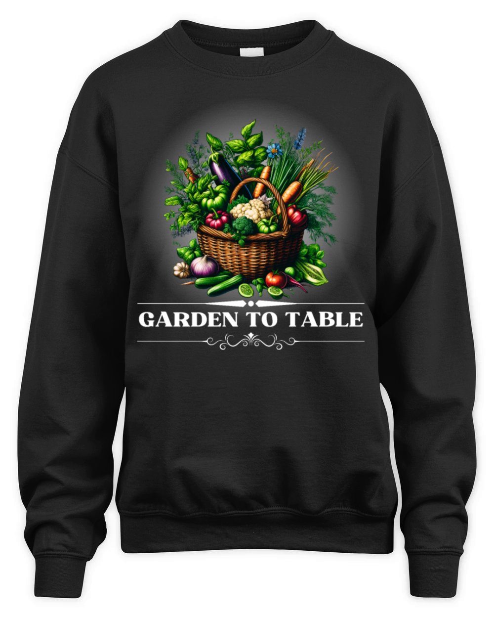 Vegetables Retro Art Unisex Premium Crewneck Sweatshirt