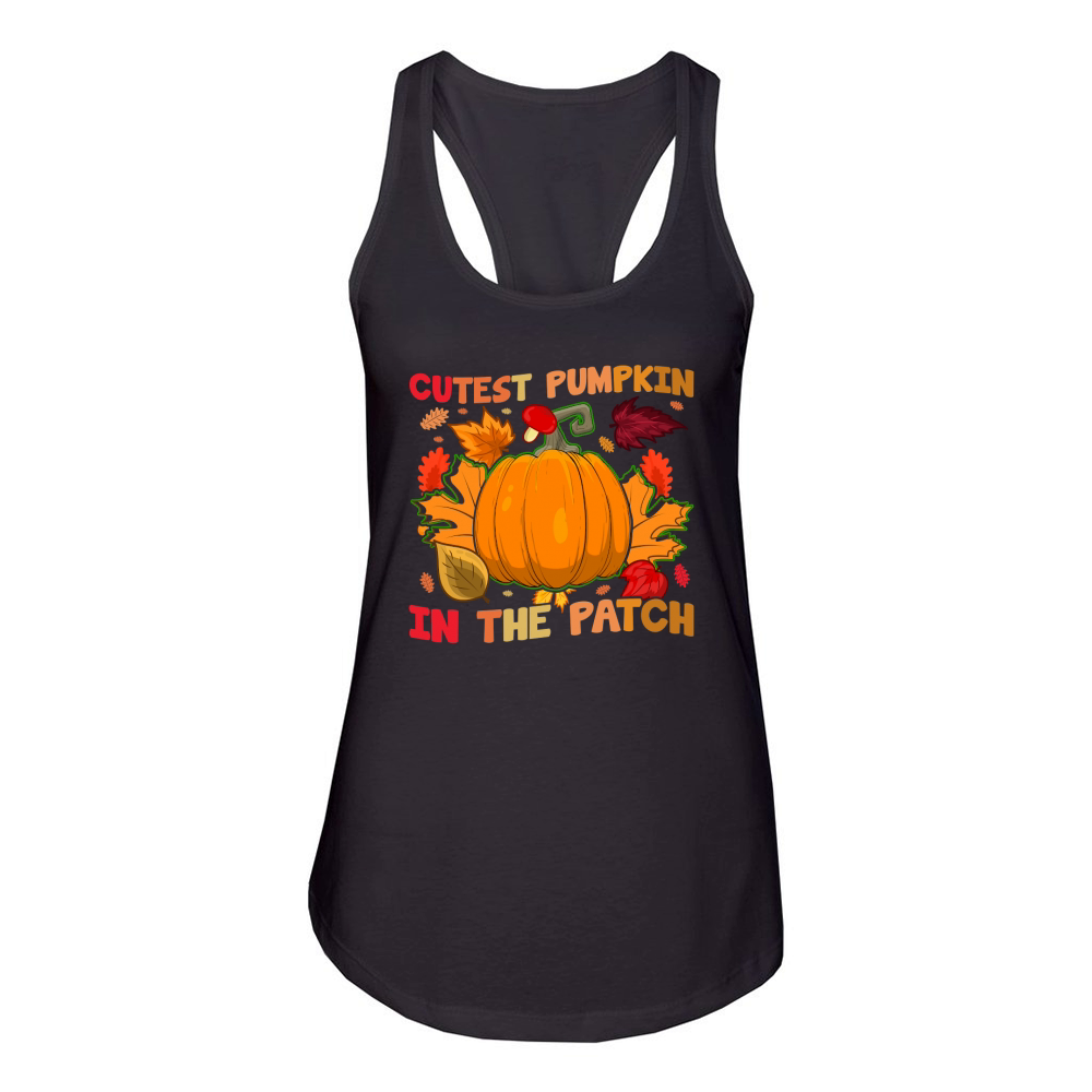cutest pumpkin in the patch 2 Women's Racerback Tank