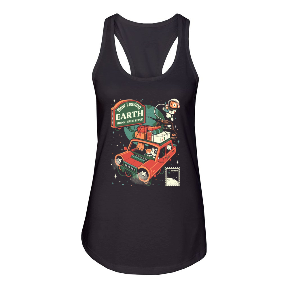 Honk-Free Zone Women's Racerback Tank