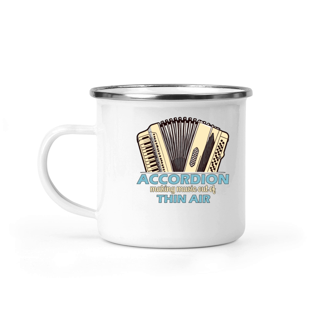 Accordion Making Music Out Of Wind Instrument Camping Mug