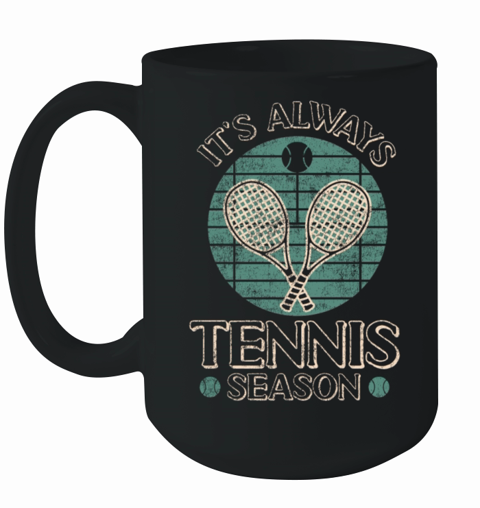 Funny Tennis Player Racket Its Ceramic Mug