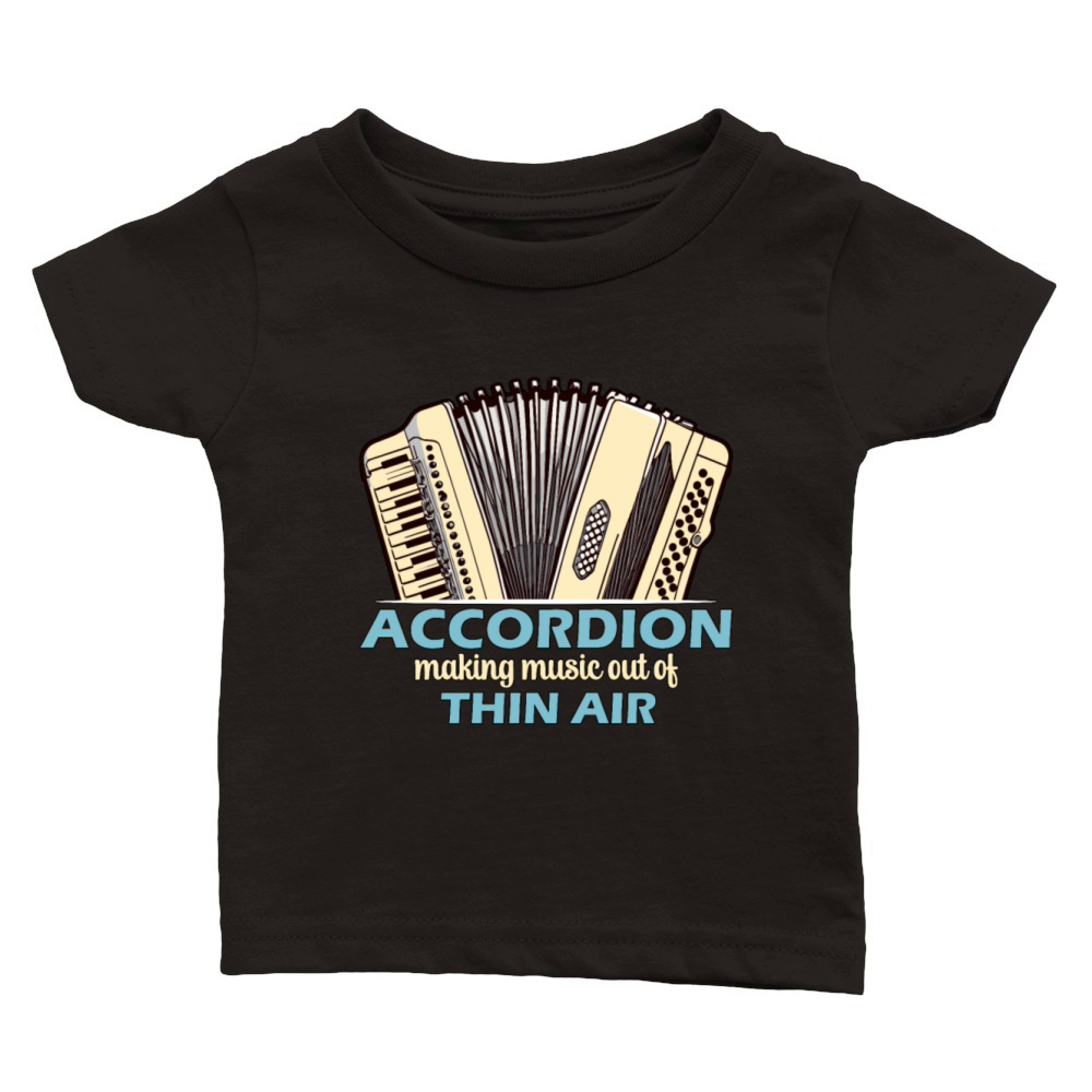 Accordion Making Music Out Of Wind Instrument Classic Baby Crewneck T-shirt
