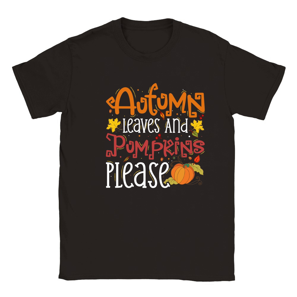autumn leaves and pumpkins please Classic Kids Crewneck T-shirt