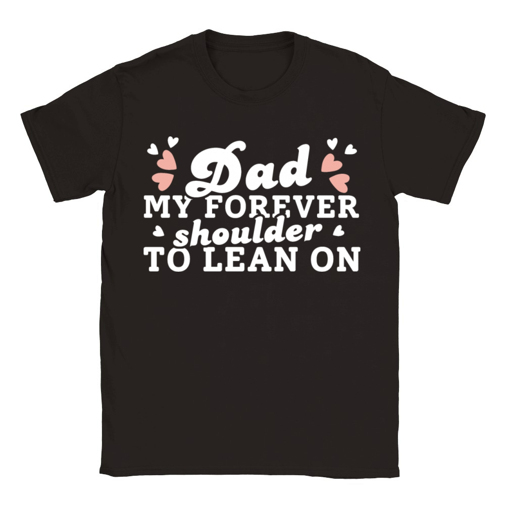 Fathers Day Gift Best Dad Ever T-shirt Classic Kids Crewneck T-shirt