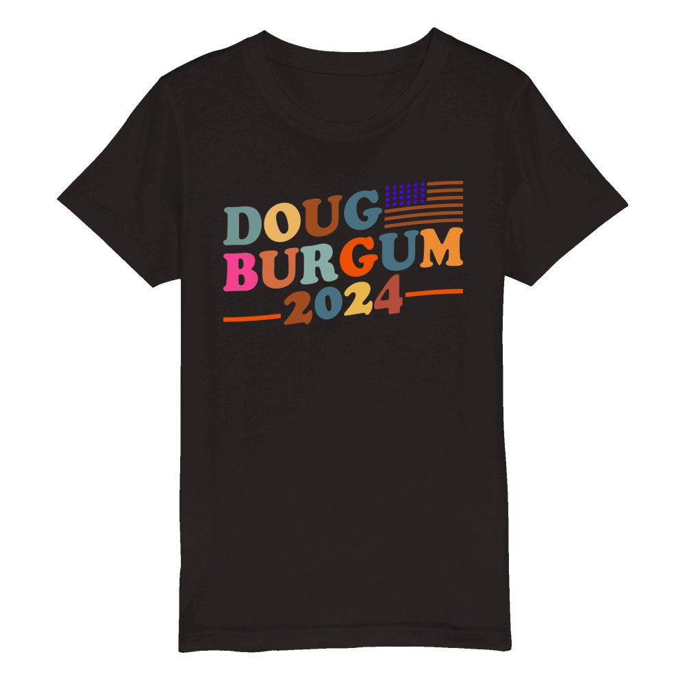 Doug Burgum 2024 Organic Kids Crewneck T-shirt