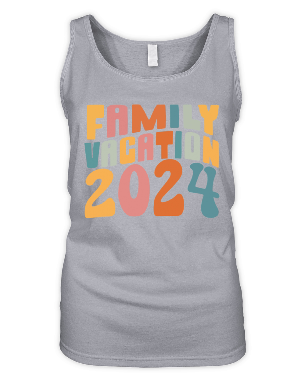 Family Vacation 2024 Organic Women's Tank Top