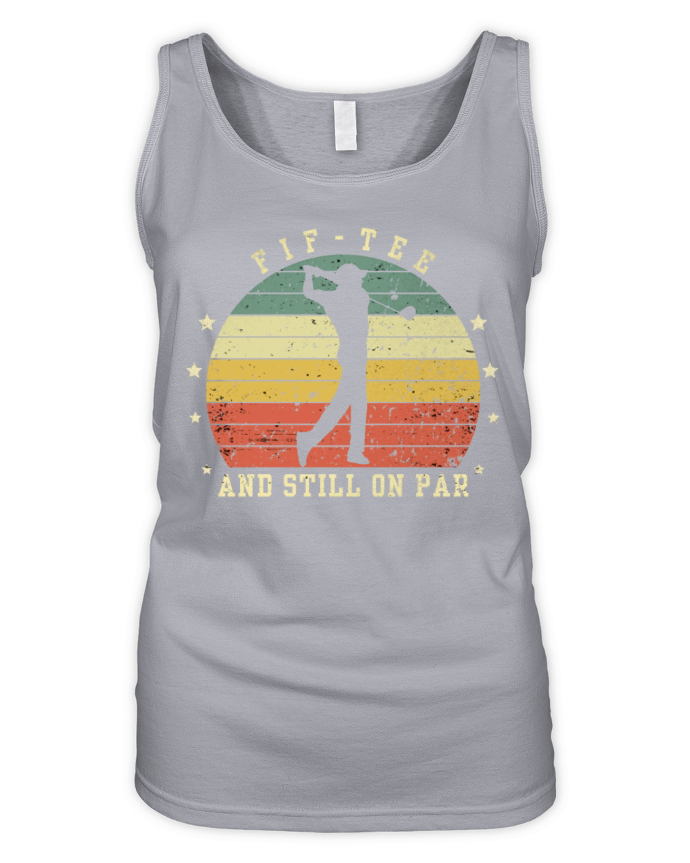 Funny 50th Birthday Golf Lover Fif-tee and still o Organic Women's Tank Top