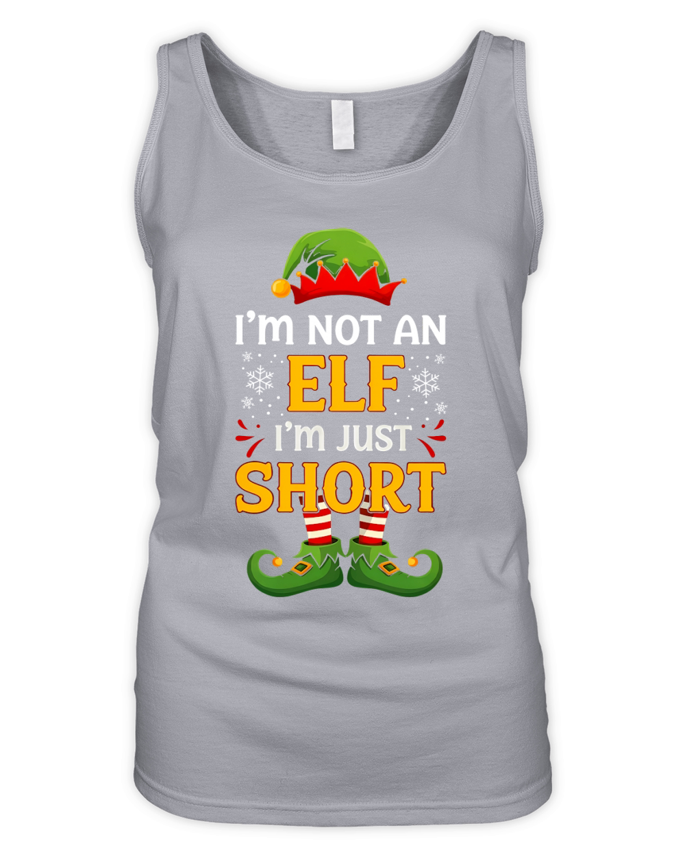 IM NOT AN ELF IM JUST SHORT Organic Women's Tank Top