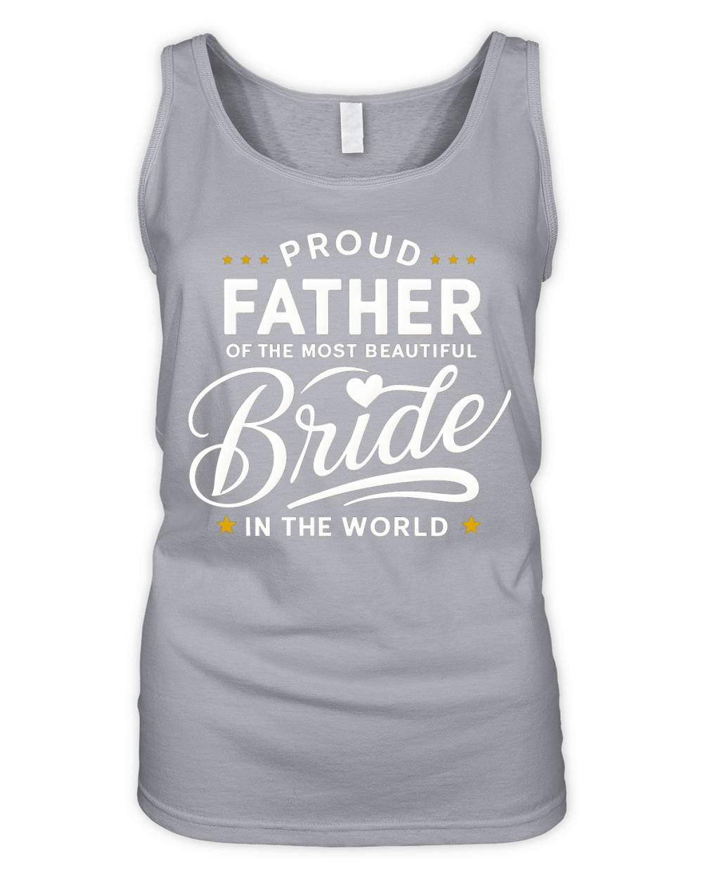 Proud father of the most beautiful bride in the world Organic Women's Tank Top