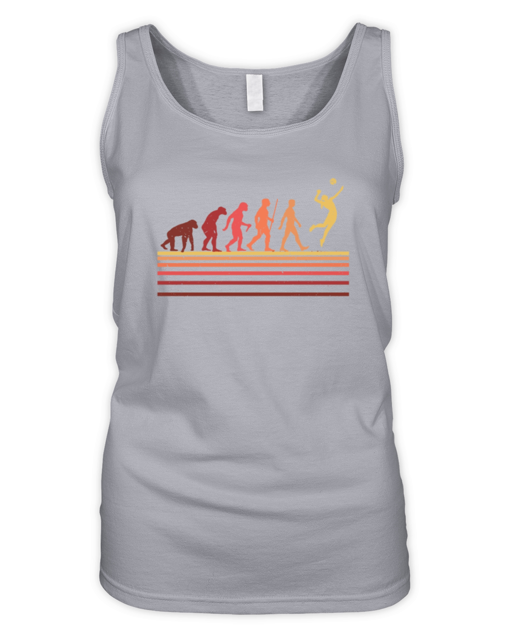 Volleyball Evolution volleyballs balls Vintage Organic Women's Tank Top
