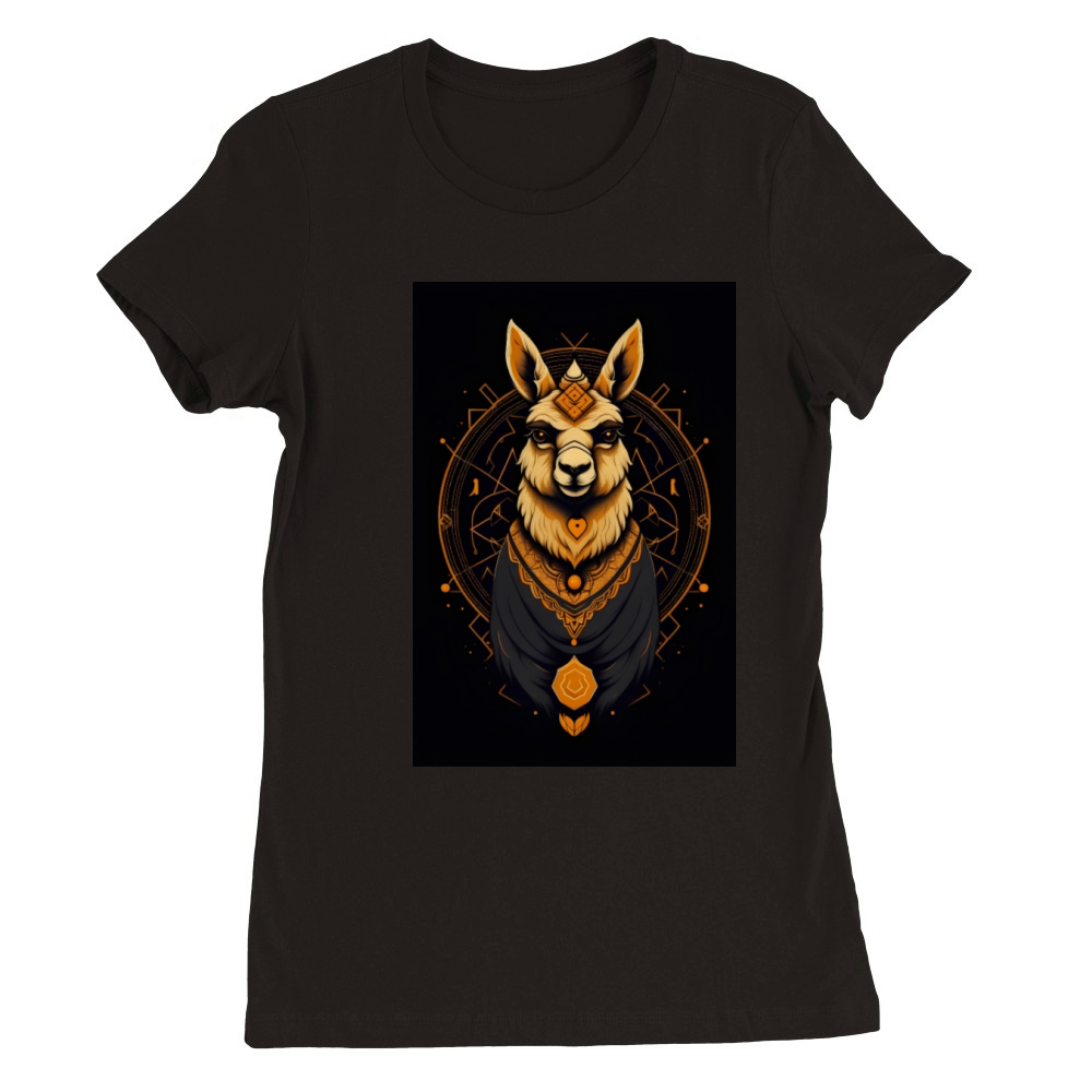 Llama T-shirt - Mens Funny Gift Top Boys Birthday Premium Womens Crewneck T-shirt