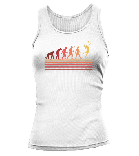 Volleyball Evolution volleyballs balls Vintage Tank top Woman