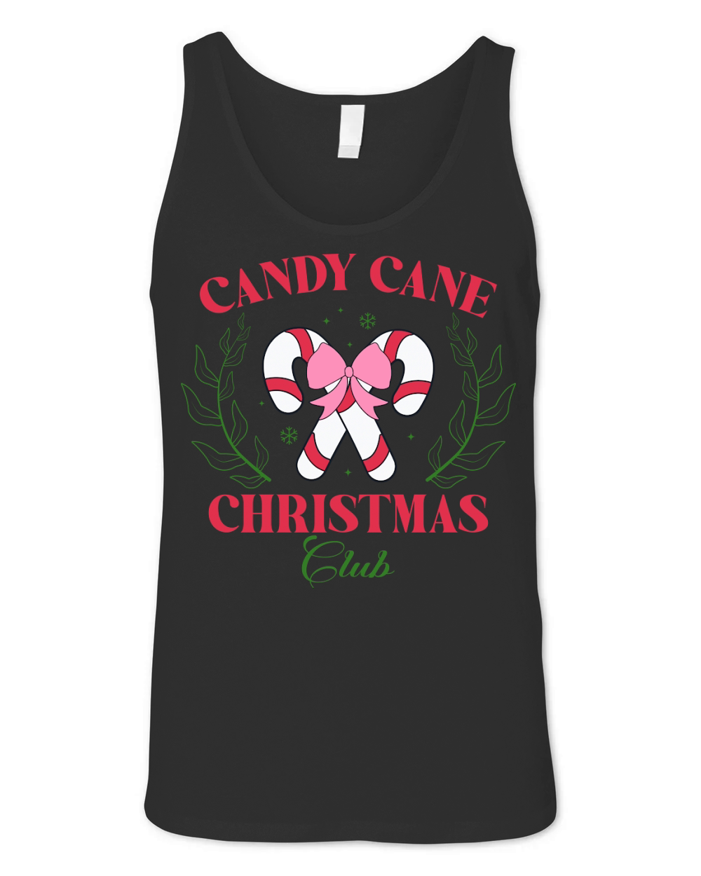 Christmas vintage candy club Unisex Jersey Tank