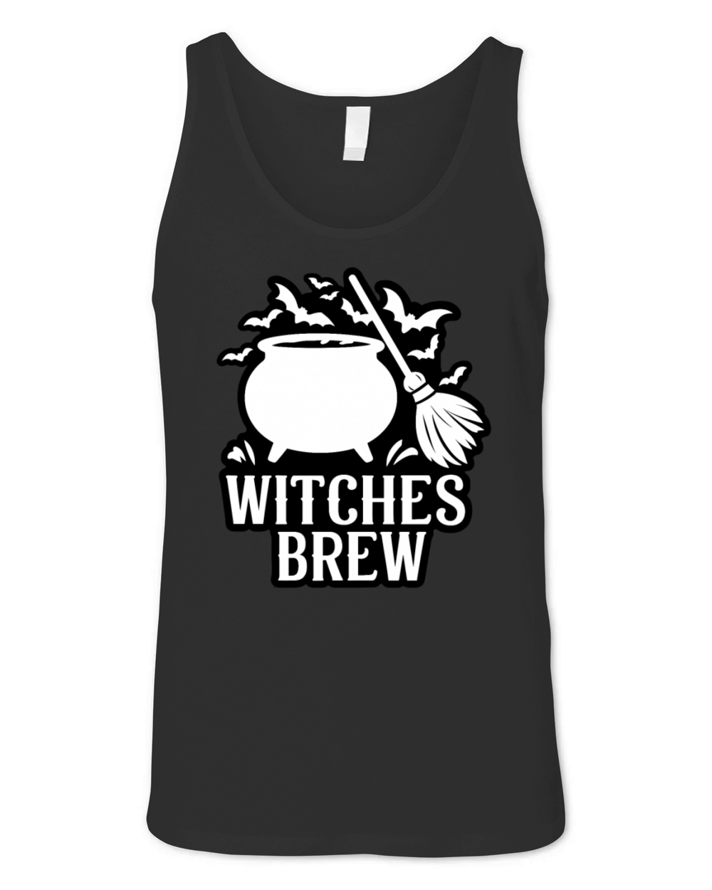Witches Brew Halloween saying quote Unisex Jersey Tank