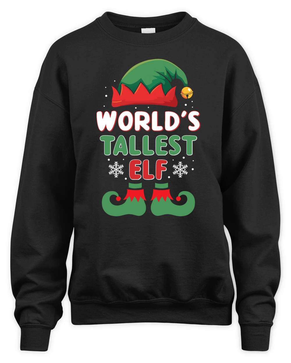 World s Tallest Elf 1.01 Unisex Premium Crewneck Sweatshirt