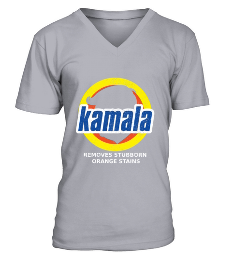 Kamala Harris Removes Stubborn Orange Stains V-Neck T-shirt