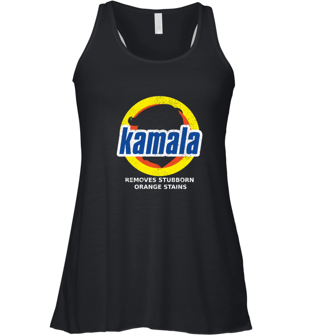 Kamala Harris Removes Stubborn Orange Stains Women's Flowy Tank Top