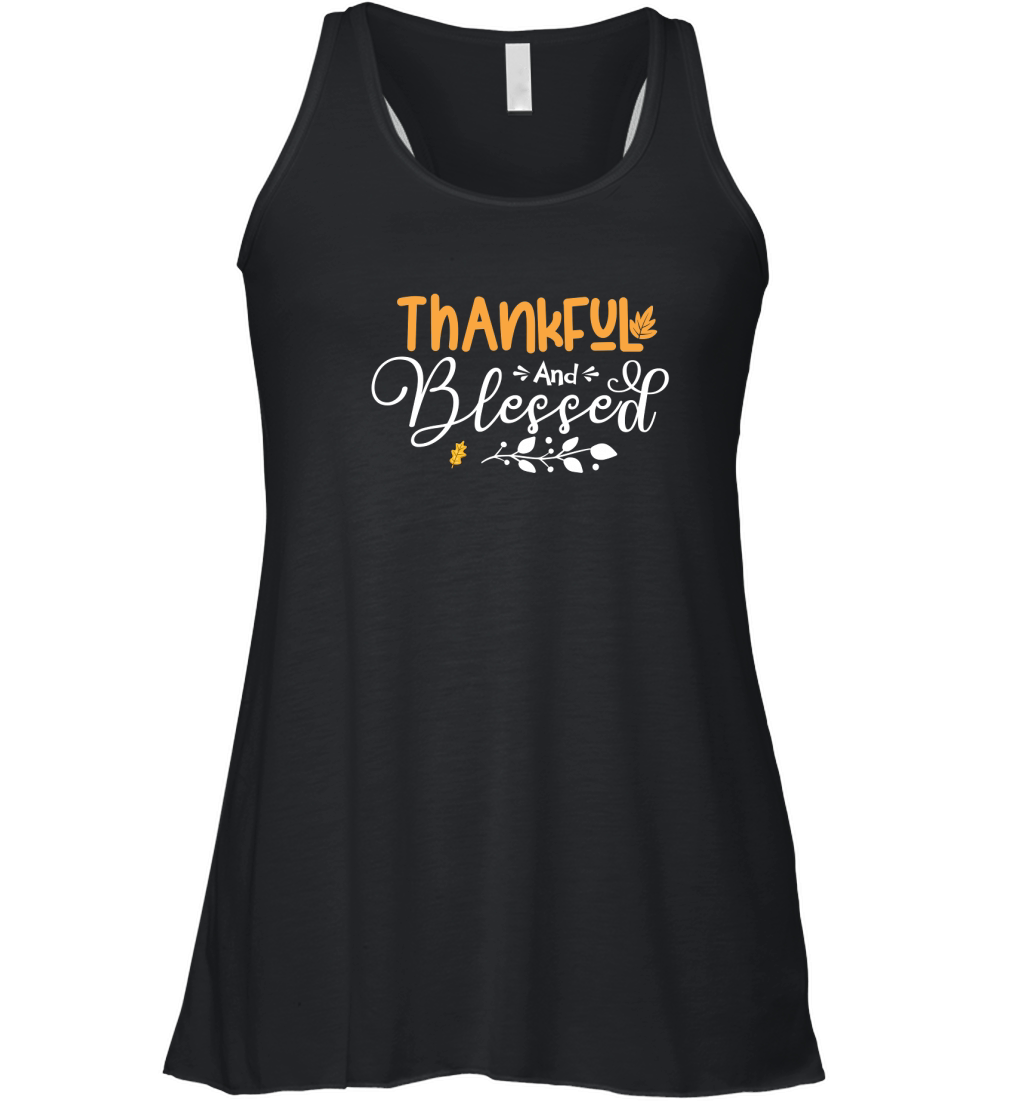 Thankful And Blessed Women's Flowy Tank Top