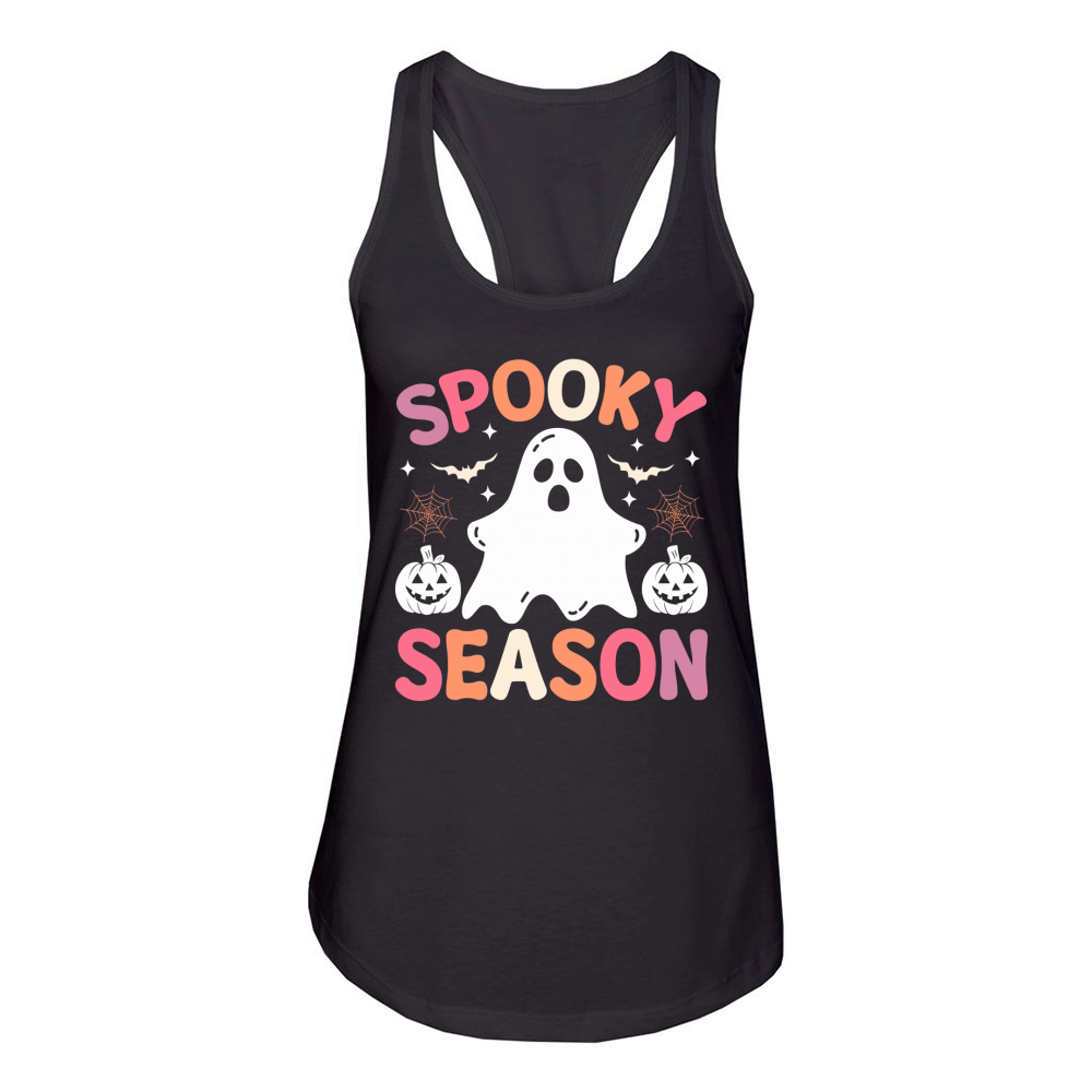 1.Spooky season Women's Racerback Tank