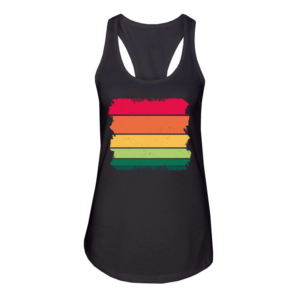 Vintage Retro Sunset (1) Women's Racerback Tank